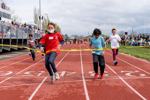 Fourth Grade Track and Field Day in Spanish Fork Area