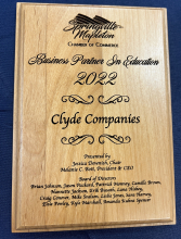 Clyde Companies Award 2 22