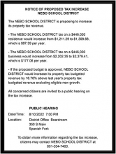NEBO SCHOOL DISTRICT Notice of Proposed Changes